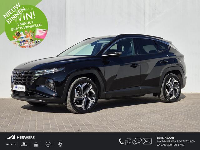 Hyundai TUCSON 1.6 T-GDI PHEV Plug-in Comfort Smart 4WD Automaat / Accu SoH 100% / Stuur- en Stoelverwarming / Elektrisch achterklep / 19" LMV / Apple Carplay - Android Auto / Adaptief cruise control / Achteruitrijcamera /