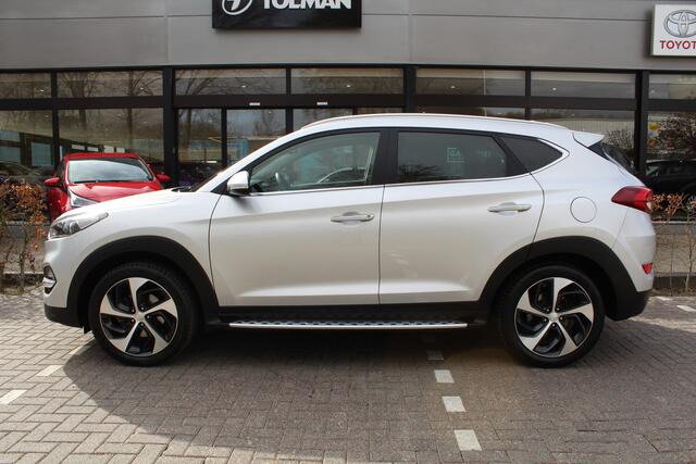 Hyundai TUCSON 1.6 GDi Comfort | Rijklaar | Trekhaak | Leder | Stoelverw. v+a | Navi | Sensor v+a | 19"LMV | NL-auto | All-season