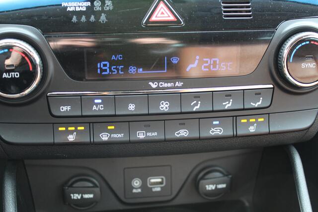 Hyundai TUCSON 1.6 GDi Comfort | Rijklaar | Trekhaak | Leder | Stoelverw. v+a | Navi | Sensor v+a | 19"LMV | NL-auto | All-season
