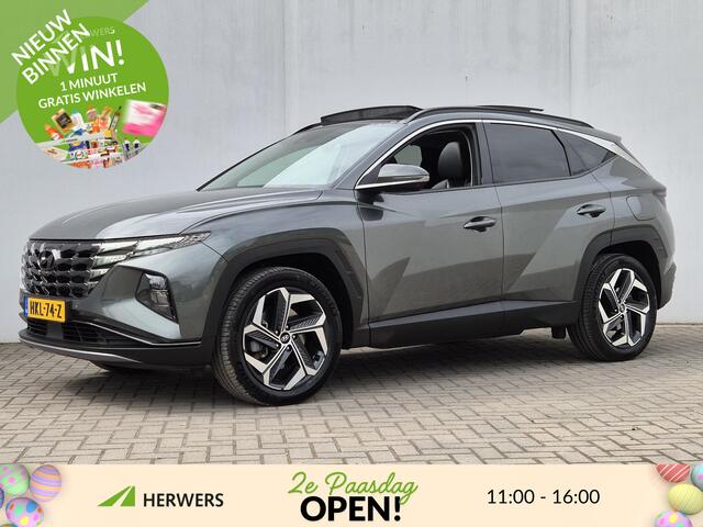 Hyundai TUCSON 1.6 T-GDI HEV 230 Pk Premium Sky Automaat / Trekgewicht 1650 Kg / Glazen schuif- en kanteldak / Stoelventilatie / Adaptief cruise control / Elektrische achterklep / Krell Premium Audio /