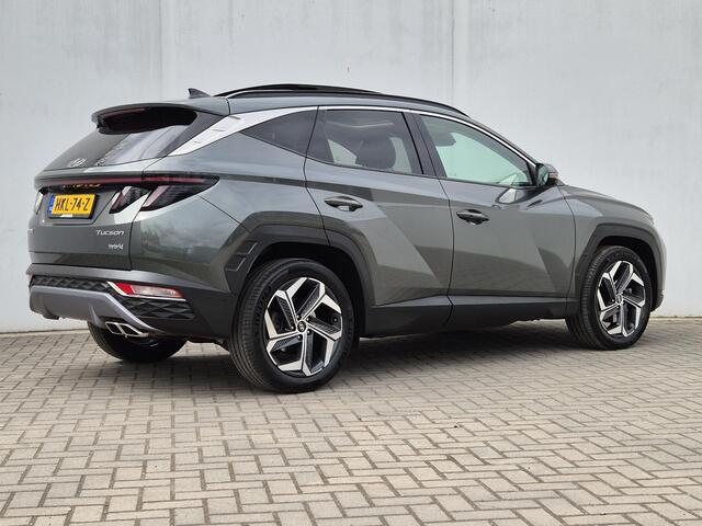 Hyundai TUCSON 1.6 T-GDI HEV 230 Pk Premium Sky Automaat / Trekgewicht 1650 Kg / Glazen schuif- en kanteldak / Stoelventilatie / Adaptief cruise control / Elektrische achterklep / Krell Premium Audio /