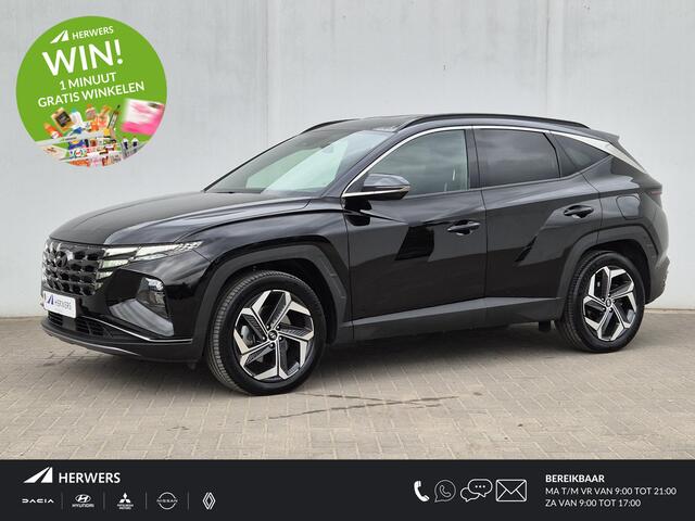 Hyundai TUCSON 1.6 T-GDI PHEV Plug-in Premium 4WD Automaat / Accu SoH 100% / Stuur- en Stoelverwarming / Rondom zicht camera / Stoelventilatie / Apple Carplay Android Auto / Elektrische achterklep / Adaptief cruise control /