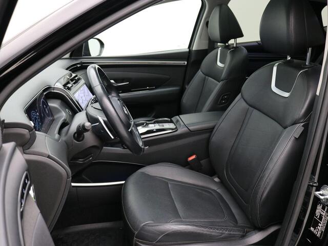 Hyundai TUCSON 1.6 T-GDI HEV Premium Sky AUTOMAAT / GROOT Glazenschuif-kanteldak / 19" LMV / Adaptieve Cruise Control / Historie aanwezig / 1650KG Trekgewicht / Navigatie / Full Option /