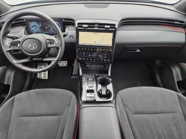 Hyundai TUCSON 1.6 T-GDI PHEV Plug-in N Line 4WD Automaat / Accu SoH 100% / Stuur- en Stoelverwarming / Elektrische achterklep / Rondomzicht camera / Adaptief cruise control / Stoelventilatie voor / Keyless Entry/Start /