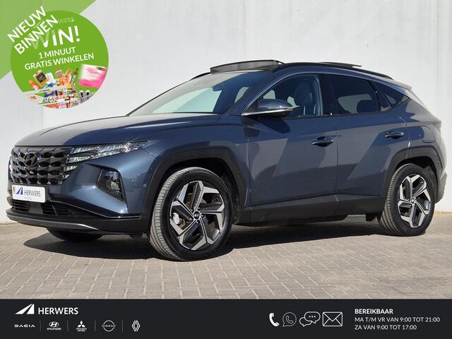 Hyundai TUCSON 1.6 T-GDI PHEV Plug-in Premium Sky 4WD Automaat / Apple Carplay Android Auto / Trekgewicht 1350 kg / Glazen schuif- en kanteldak / Elektrische achterklep / Rondomzicht camera /