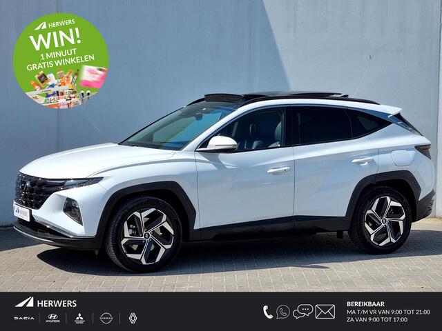 Hyundai TUCSON 1.6 T-GDI HEV Premium Sky 230PK Automaat / 1650KG Trekgewicht / Elektrisch Schuif/-Kanteldak / Lederen Bekleding / Elektrische Achterklep