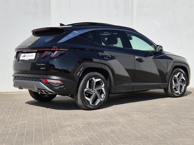 Hyundai TUCSON 1.6 T-GDI HEV 230Pk Premium Sky Automaat / Glazen schuif- en kanteldak / Trekgewicht 1650 Kg / Elektrische achterklep / Adaptief cruise control / Stuur- en Stoelverwarming / Stoelventilatie /