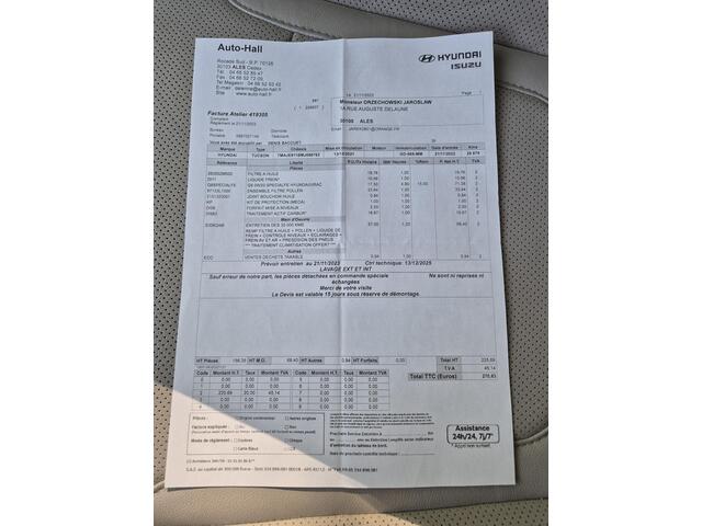 Hyundai TUCSON 1.6 T-GDI HEV 230Pk Premium Sky Automaat / Glazen schuif- en kanteldak / Trekgewicht 1650 Kg / Elektrische achterklep / Adaptief cruise control / Stuur- en Stoelverwarming / Stoelventilatie /