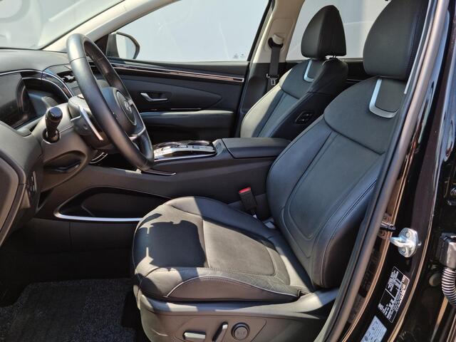 Hyundai TUCSON 1.6 T-GDI HEV Premium Sky 230PK Automaat / Fabrieksgarantie tot 22-01-2026 / Elektrische Achterklep / Elektrisch Schuif-/Kanteldak / Panoramadak / Lederen Bekleding / Achteruitrijcamera Rondomzicht / Navigatie / Android Auto/Apple Carplay / Cruise Con