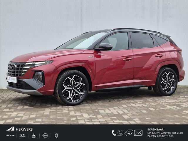 Hyundai TUCSON 1.6 T-GDI PHEV plug-in N Line 4WD Automaat / dealer Onderhouden / Apple Carplay Android Auto / Adaptief cruise control / Elektrische bedienbare achterklep / Trekgewicht 1350 Kg /
