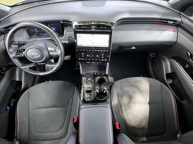 Hyundai TUCSON 1.6 T-GDI HEV 230pk N Line Edition / 1650kg Trekgewicht / Navigatie / Apple Carplay Android / Stoelverwarming / 19"LM wielen /