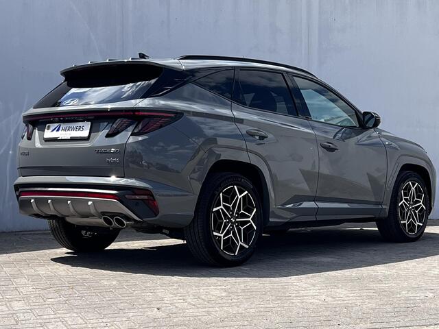 Hyundai TUCSON 1.6 T-GDI HEV 230pk N Line Edition / 1650kg Trekgewicht / Navigatie / Apple Carplay Android / Stoelverwarming / 19"LM wielen /