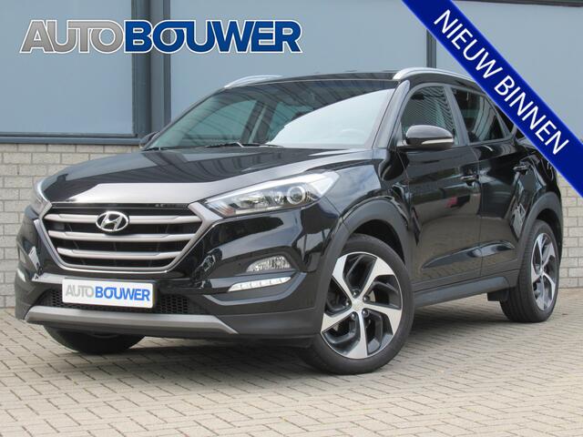 Hyundai TUCSON 1.6 T-GDI 177 PK Automaat 2e eigen | dealer onderh | Leder | tr.haak | navi | 19"inch