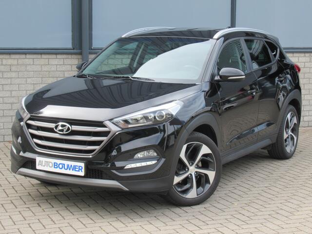 Hyundai TUCSON 1.6 T-GDI 177 PK Automaat 2e eigen | dealer onderh | Leder | tr.haak | navi | 19"inch