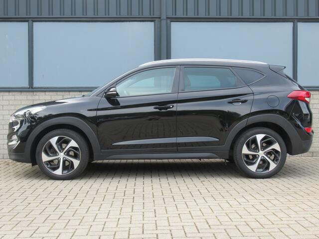 Hyundai TUCSON 1.6 T-GDI 177 PK Automaat 2e eigen | dealer onderh | Leder | tr.haak | navi | 19"inch