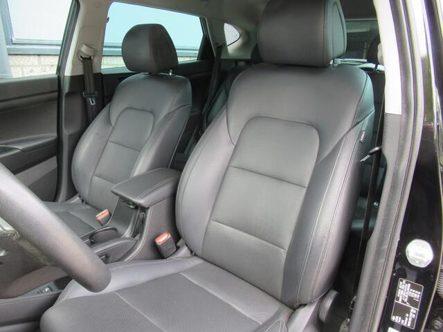 Hyundai TUCSON 1.6 T-GDI 177 PK Automaat 2e eigen | dealer onderh | Leder | tr.haak | navi | 19"inch
