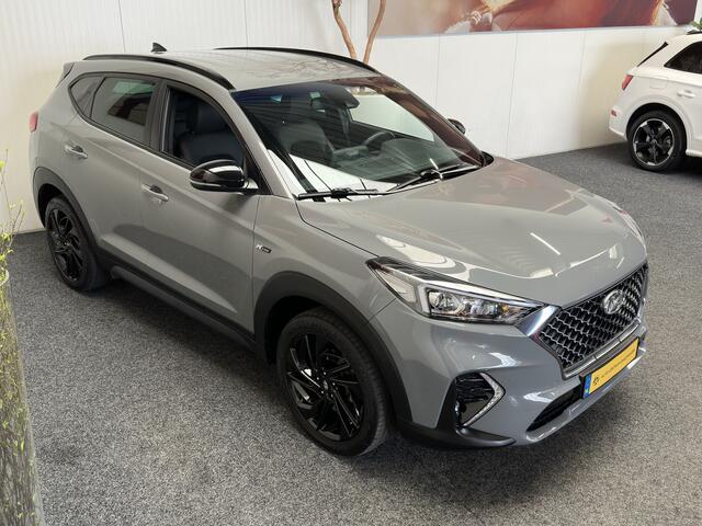 Hyundai TUCSON 1.6 T-GDI N-LINE NAVIGATIE CRUISE CONTROL STOELVERWARMING APPLE CARPLAY/ANDROID ACHTERUITRIJCAMERA RIJSTROOKSENSOREN ZEER MOOI !! 3010