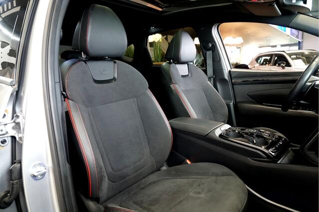 Hyundai TUCSON 1.6 T-GDI PHEV 195kW/265pk Aut6 N Line Sky 4WD PANORAMADAK + ADAPT.CRUISE + LANE ASSIST + KRELL AUDIO + DODEHOEK MELDER + STOELVERWARMING V&A + STUURVERWARMING + STOELVENTILATIE + NAVIGATIE + 360 CAMERA + PARKSENSOREN + 19" LM-VELGEN!!