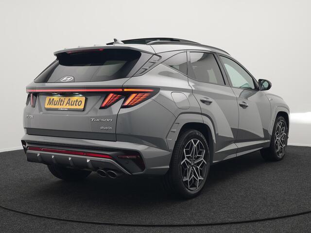 Hyundai TUCSON 1.6 T-GDI N Line Sky 4WD Plug In Hybrid 265pk PHEV | Panodak | Alcantara Sportstoelen Memory | Adaptive Cruise | Camera | Keyless | Krell Premium Sound | Apple Carplay | 19"L.M | Stuurverwarming |