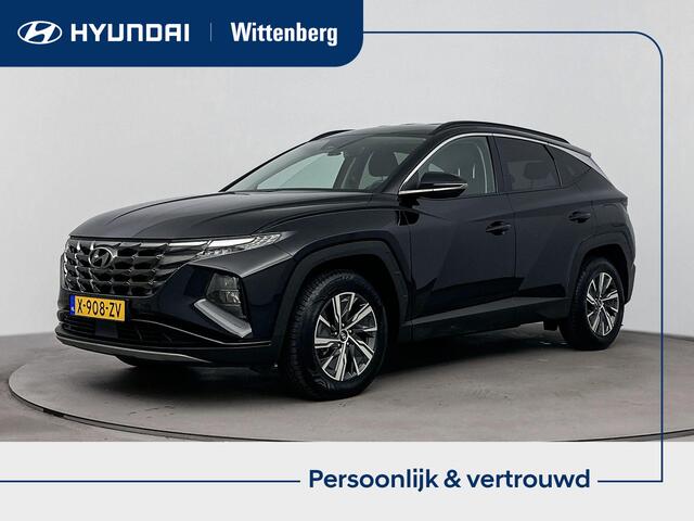 Hyundai TUCSON 1.6 T-GDI HEV Comfort Smart | Trekhaak | All season banden | Navi | Camera | Apple carplay & Android auto| Cruise control | Stoel en stuurverwarming|