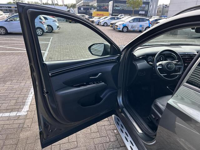 Hyundai TUCSON 1.6 T-GDI HEV Premium Sky | Stoelverwarming/verkoeling | Stuurverwarming | Schuif-kantel dak | Lederen bekleding | 2e zit-rij bankverwarming | 360graden camera | 3-zone klimaatcontrole | Elektrische geheugen stoelen | KRELL- premium audiosysteem |