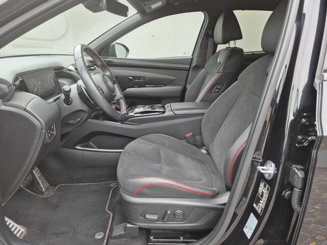 Hyundai TUCSON 1.6 T-GDI PHEV Plug-in N Line 4WD Automaat / Apple Carplay Android Auto / Trekgewicht 1350 kg / Elektrische achterklep / Stuur-, Stoel en Achterbankverwarming / Rondomzicht camera / Stoelventilatie /