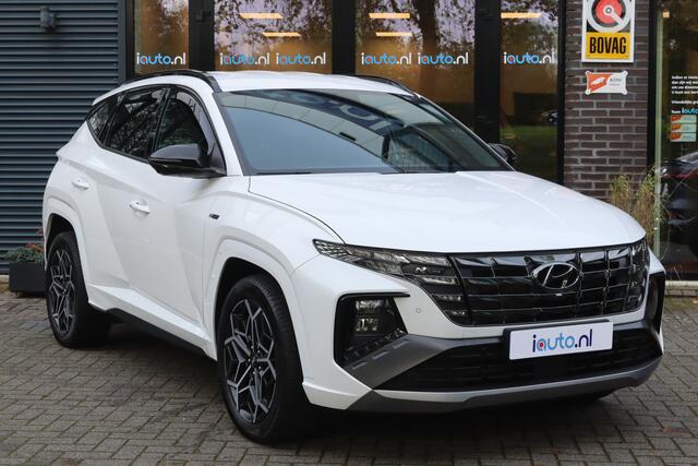 Hyundai TUCSON 1.6 T-GDI HEV N Line LED/Leder/360/Keyless/Virtual Cockpit/Elek. stoelen/19"/Trekhaak afn.