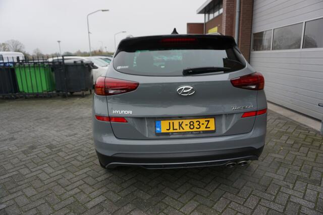 Hyundai TUCSON 1.6 T-GDI 177PK AUTOMAAT N-LINE DEALER ONDERHOUDEN PANORAMADAK FULL LED 360CAMERA LEDER/ALCANTARA STOEL+STUURVERWARMING ADAPTIEVE CRUISE ANDROID/APPLECARPLAY NAVI KEYLESS ENZ...