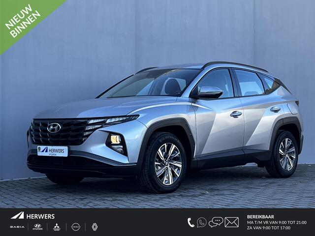 Hyundai TUCSON 1.6 T-GDI HEV i-Motion Automaat / Fabrieksgarantie tot 02-2028 **/ Dealer onderhouden / 1.650kg trekgewicht / Navigatie / Achteruitrijcamera / Apple Carplay Android / 17" LM wielen /
