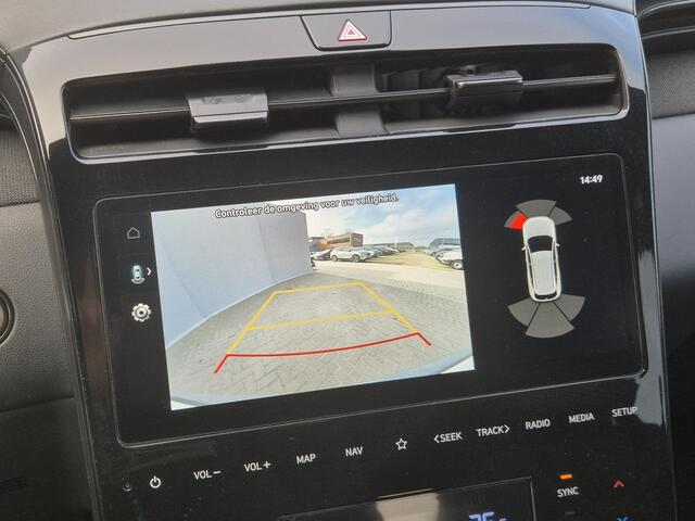 Hyundai TUCSON 1.6 T-GDI HEV N Line Edition Automaat / Fabrieksgarantie tot 02-2029 / Dealer onderhouden / Trekgewicht 1650 kg / Stoelverwarming / Achteruitrijcamera / cruise control adaptief / Climate control/ Keyless Entry/Start /