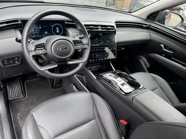 Hyundai TUCSON 1.6 T-GDI HEV Premium NL-Auto, 1650kg Trekgewicht! | Vol-Leder | Digitaal Instrumentenpaneel | Adapt. Cruise Control | Apple Carplay/Android Auto | Stoelverwarming | Dodehoek Detectie | 360° Camera | Rijklaarprijs!