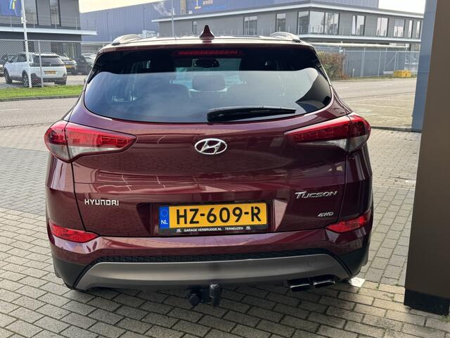 Hyundai TUCSON 1.6 T-GDi Premium automaat 4WD | Trekhaak 13p 1600kg! | Leder |