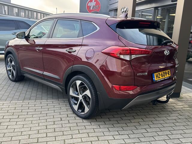 Hyundai TUCSON 1.6 T-GDi Premium automaat 4WD | Trekhaak 13p 1600kg! | Leder |