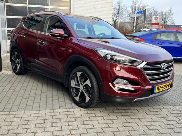 Hyundai TUCSON 1.6 T-GDi Premium automaat 4WD | Trekhaak 13p 1600kg! | Leder |