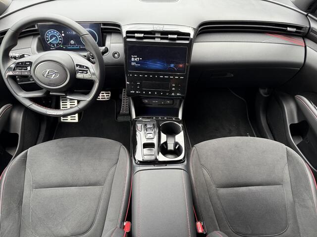 Hyundai TUCSON 1.6 T-GDI HEV 230pk N Line Edition / 1650 KG Trekgewicht / Apple Carplay / Android Auto / Achteruitrijcamera / Stoelverwarming / Navigatie /