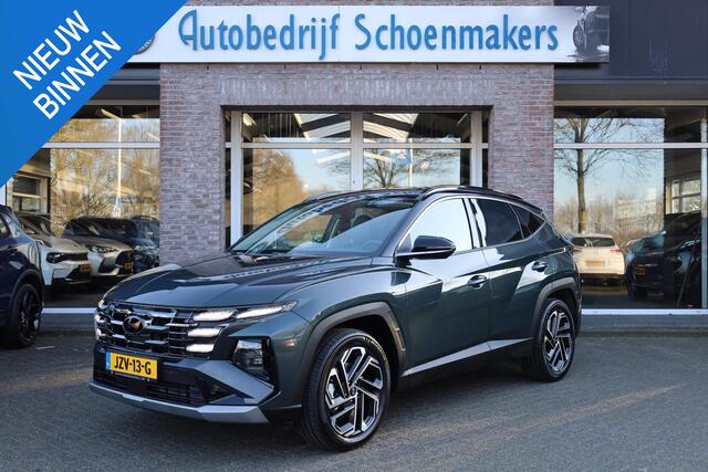 Hyundai TUCSON 1.6 T-GDI PHEV Comfort Smart CYPRESS-GREEN!! LEER CARPLAY STUUR/STOELVERW. WIDESCREEN DAB CAMERA HUD ACC KRELL ELEC.STOEL HILL-HOLD 2XPDC 19''LMV