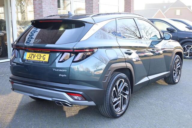 Hyundai TUCSON 1.6 T-GDI PHEV Comfort Smart CYPRESS-GREEN!! LEER CARPLAY STUUR/STOELVERW. WIDESCREEN DAB CAMERA HUD ACC KRELL ELEC.STOEL HILL-HOLD 2XPDC 19''LMV