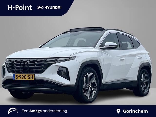Hyundai TUCSON Premium Sky 1.6 T-GDI HEV 230pk | SCHUIFKANTELDAK | LEDEREN BEKLEDING | STOELVENTILATIE & VERWARMING | BLIND SPOT CAMERA | NED. AUTO |