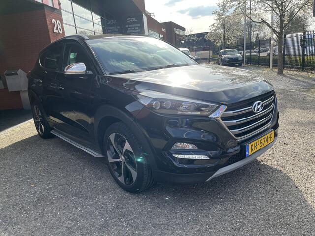 Hyundai TUCSON 1.6 T-GDi Premium // LEDER // ELEK. STOELEN+ACHTERKLEP // NAVI // CAMERA // STOELVERKOELING+VERWARMING //