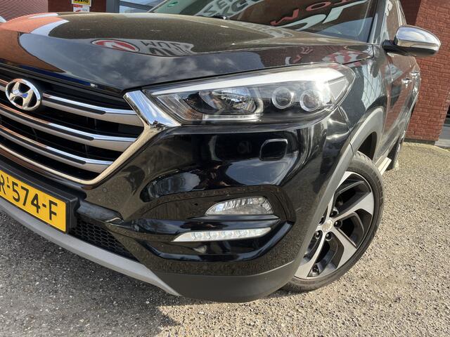 Hyundai TUCSON 1.6 T-GDi Premium // LEDER // ELEK. STOELEN+ACHTERKLEP // NAVI // CAMERA // STOELVERKOELING+VERWARMING //