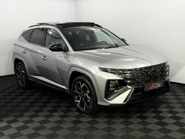 Hyundai TUCSON 1.6 T-GDI HEV N Line Sky Pano, 360 Camera, Navi, Head-up display, Memory stoelen, Keyless start, Elektrische achterklep, Stoelverwarming, 5 jaar