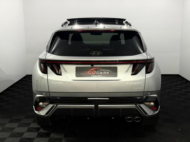 Hyundai TUCSON 1.6 T-GDI HEV N Line Sky Pano, 360 Camera, Navi, Head-up display, Memory stoelen, Keyless start, Elektrische achterklep, Stoelverwarming, 5 jaar