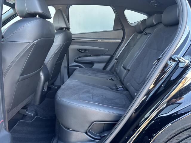 Hyundai TUCSON 1.6 T-GDI HEV 230pk N Line Edition Automaat / Fabrieksgarantie tot 03-2029 / Dealer onderhouden / Trekgewicht 1650 kg / Stoelverwarming / Achteruitrijcamera / cruise control adaptief / Climate control/ Keyless Entry/Start /