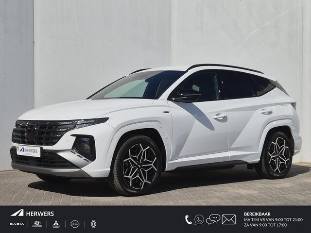 Hyundai TUCSON 1.6 T-GDI PHEV N Line Edition 4WD Automaat / Apple Carplay Android Auto / Stuur- en Stoelverwarming / Adaptief CC / Elektrische achterklep / Trekgewicht 1350 kg / Achteruitrijcamera / Keyless Entry/Start /
