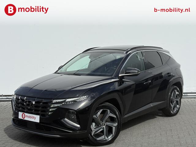 Hyundai TUCSON 1.6 T-GDI HEV Premium Sky Trekhaak 1650kg Panoramadak | Stoelventilatie/Verwarming | Leer | Achteruitrijcamera | DAB Audio