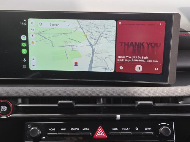 Hyundai TUCSON 1.6 T-GDI HEV 215 pk N Line Sky / Facelift / Fabrieksgarantie tot 06-2029 / Dealer onderhouden / Panorama schuifdak / Navigatie / Camera 360° / Elektrische stoelen & klep / Stuur-, stoel- en achterbankverwarming / Apple Carplay Android / 19" LM wielen /