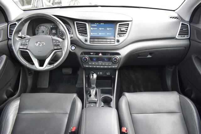 Hyundai TUCSON 1.6 T-GDi Premium 4WD Automaat | Trekhaak | Navigatie | Kantel/ Schuifdak | Stuur + Stoelverwarming | Camera | Leder |