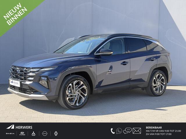 Hyundai TUCSON 1.6 T-GDI HEV Facelift Comfort Smart / Fabrieksgarantie tot 7-2029 / HUD / Navigatie / Adpatieve Cruise / Camera / Stoel Verwarming / Stuurwiel Verwarming / DAB / Elektr. Achterklep /