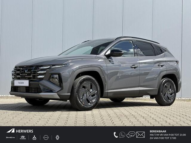 Hyundai TUCSON 1.6 T-GDI HEV Pure Edition / ¤ 45390,- Rijklaar / Stoel+Stuur Verwarming / Navigatie / Apple Carplay&Android Auto / Adaptive Cruise /