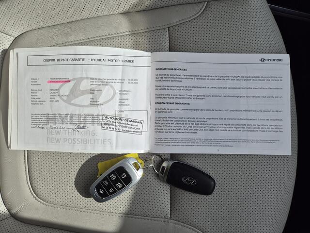 Hyundai TUCSON 1.6 T-GDI HEV 230pk Premium Sky / Dealer onderhouden / Glazen schuif- en kanteldak / Trekgewicht 1650 kg / Elektrische achterklep / Stuur- Stoel & Achterbank verwarming / Rondomzicht camera / Stoelventilatie / Adaptief cruise control / Krell Audio Systeem